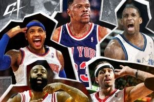 大将军评选的无冠历史首发五人组：艾弗森+哈登+麦迪+甜瓜+尤因